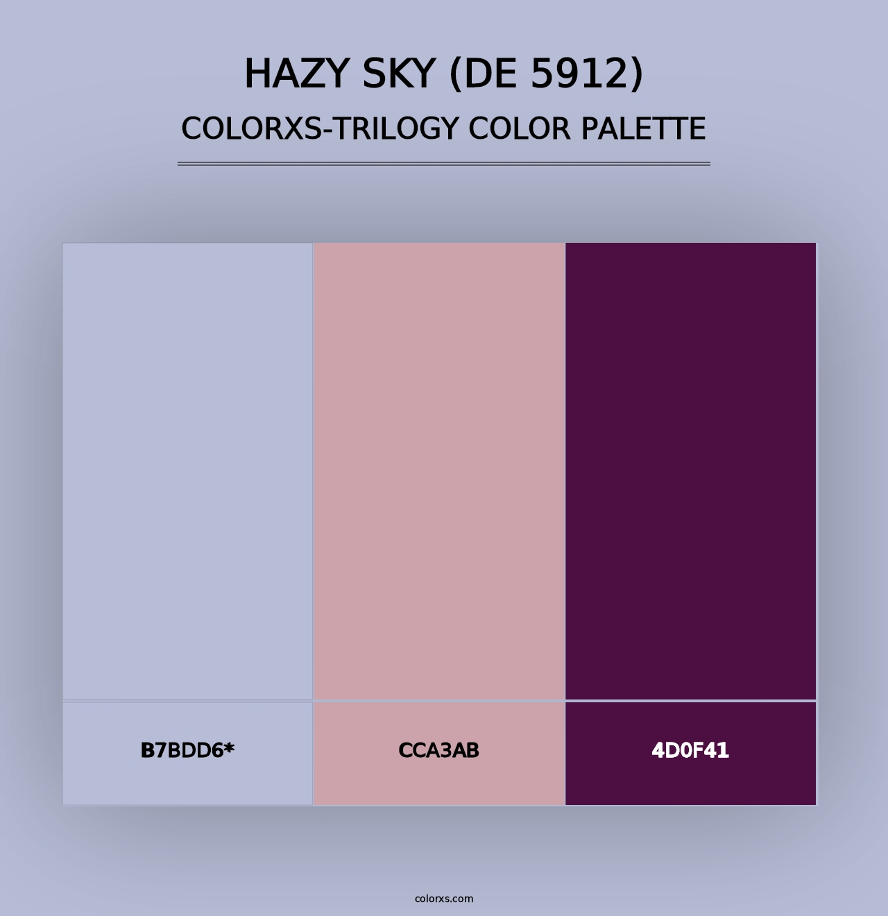 Hazy Sky (DE 5912) - Colorxs Trilogy Palette