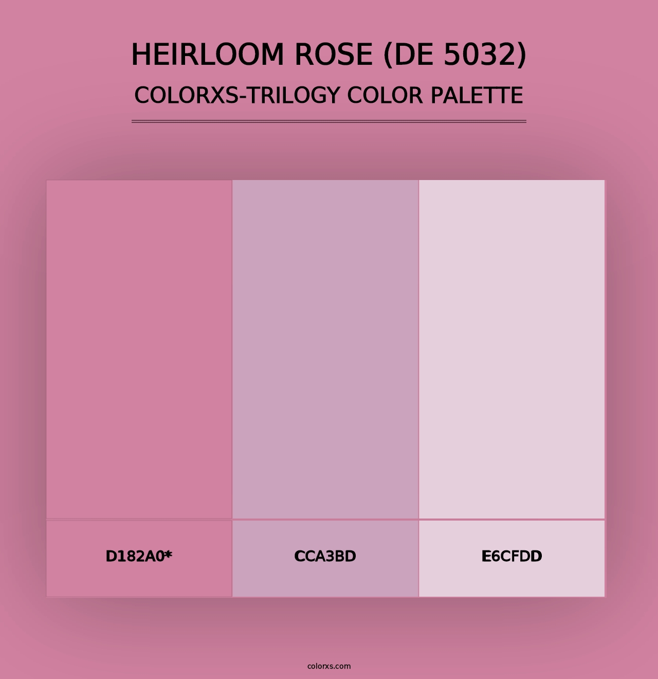 Heirloom Rose (DE 5032) - Colorxs Trilogy Palette