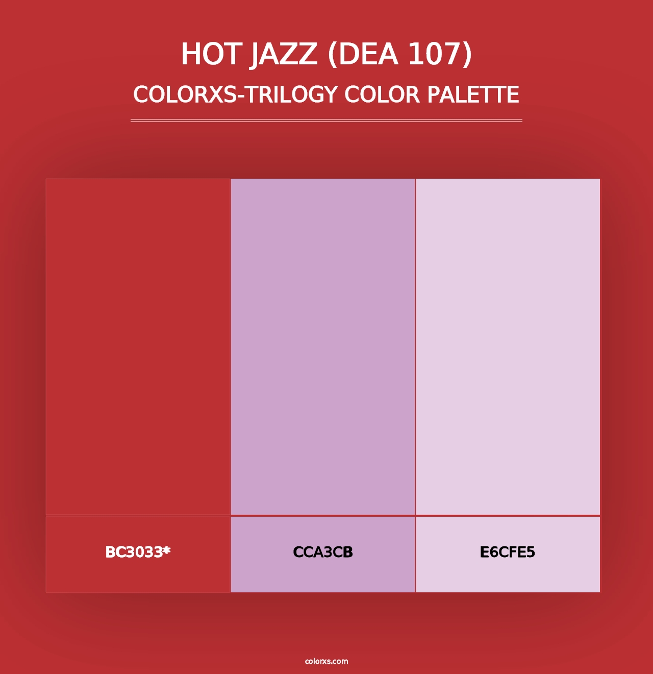 Hot Jazz (DEA 107) - Colorxs Trilogy Palette