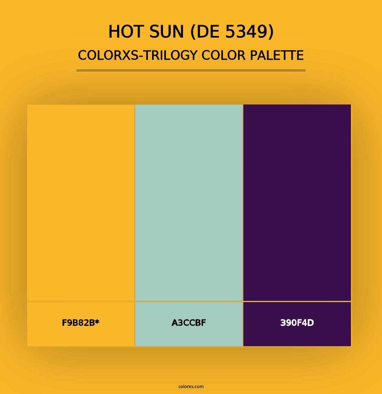 Hot Sun (DE 5349) - Colorxs Trilogy Palette