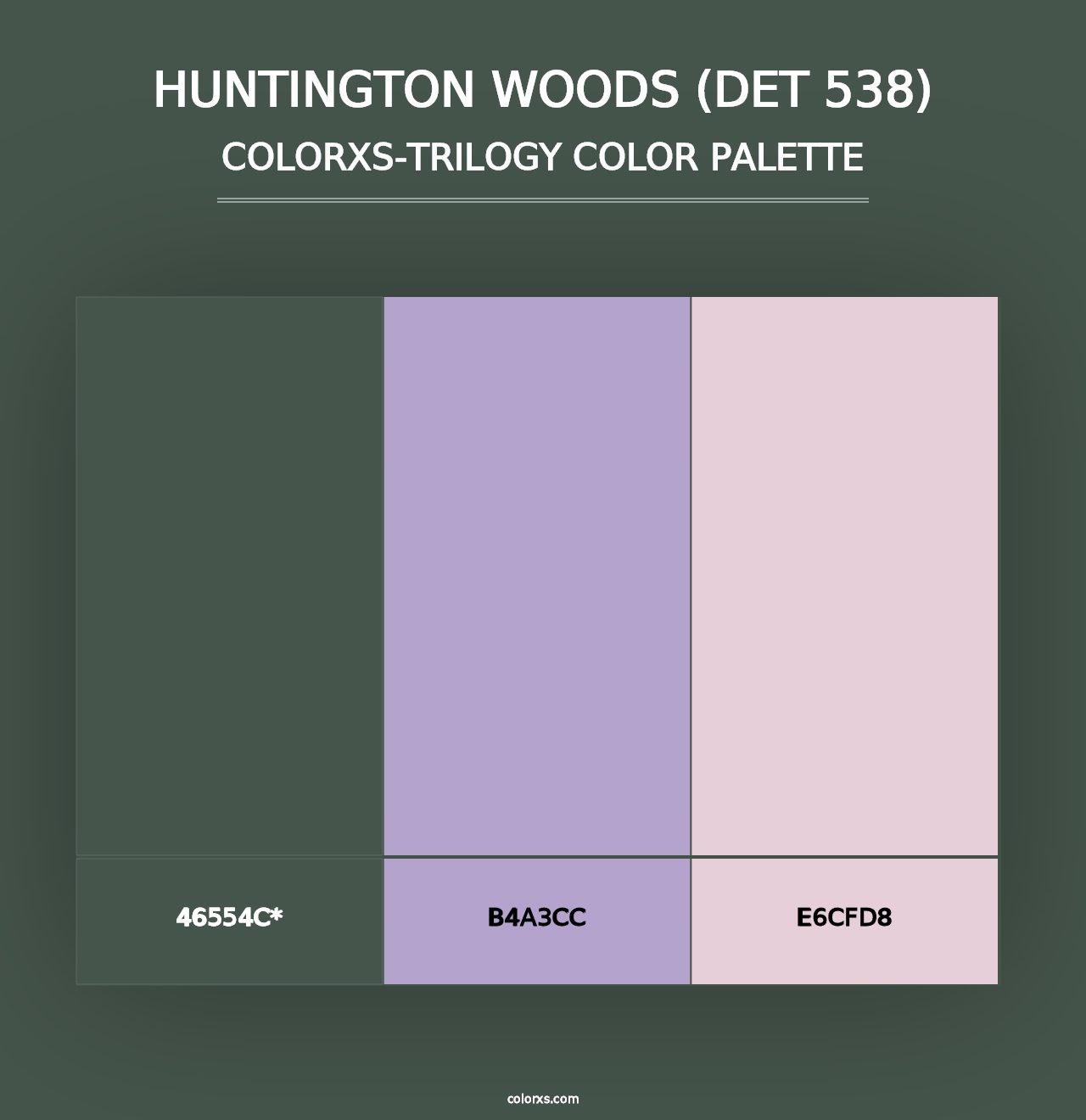 Huntington Woods (DET 538) - Colorxs Trilogy Palette