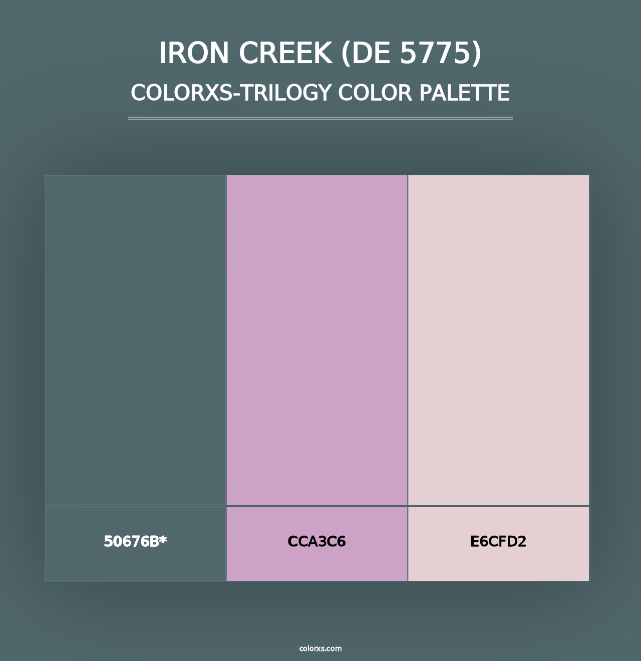 Iron Creek (DE 5775) - Colorxs Trilogy Palette