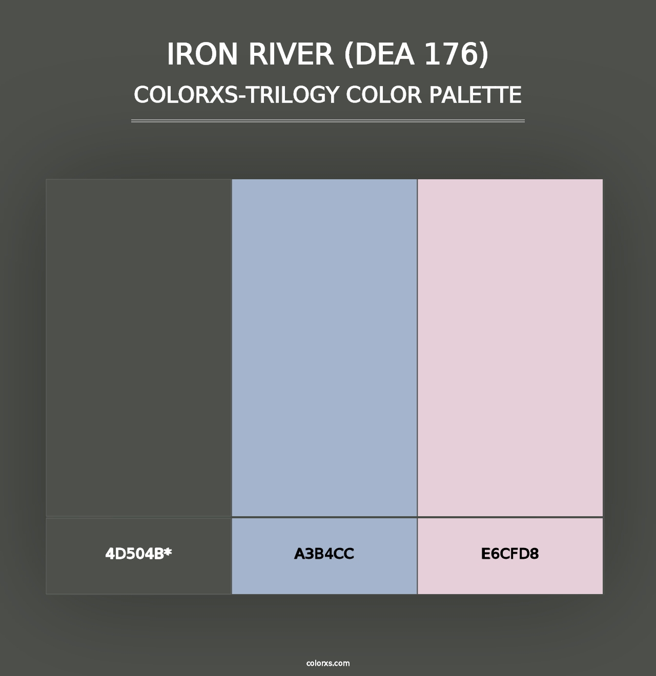 Iron River (DEA 176) - Colorxs Trilogy Palette