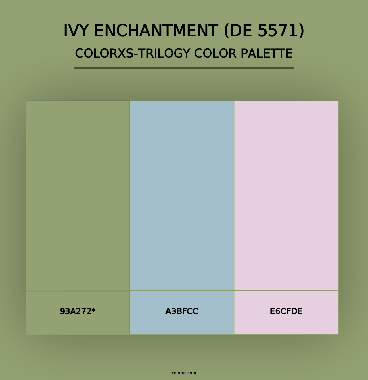 Ivy Enchantment (DE 5571) - Colorxs Trilogy Palette