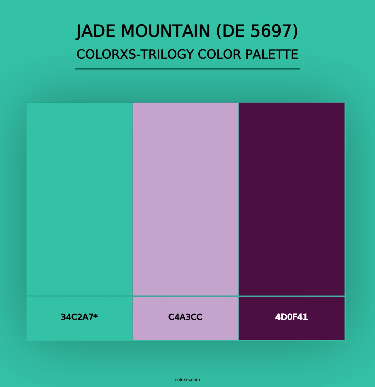 Jade Mountain (DE 5697) - Colorxs Trilogy Palette