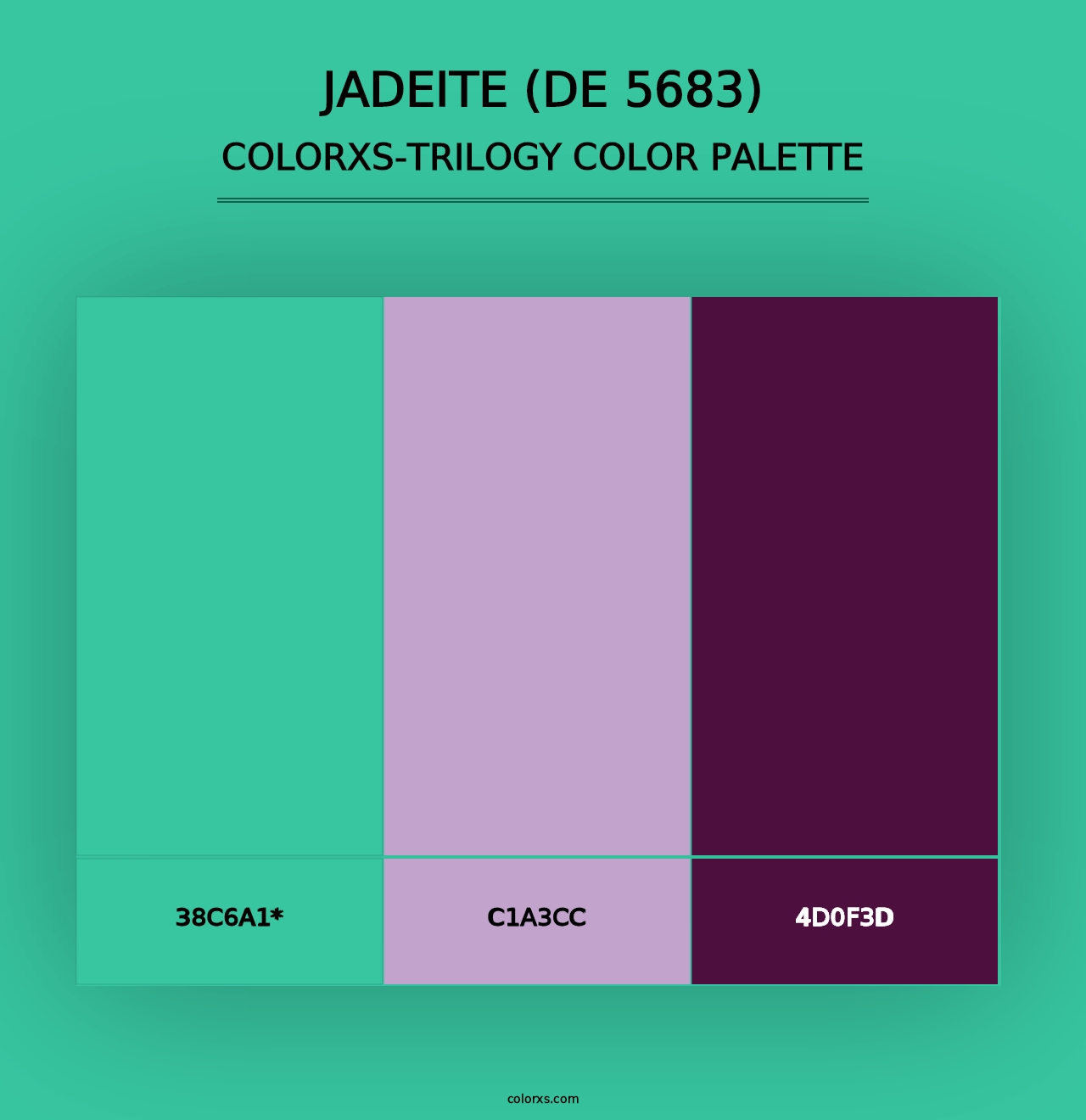 Jadeite (DE 5683) - Colorxs Trilogy Palette