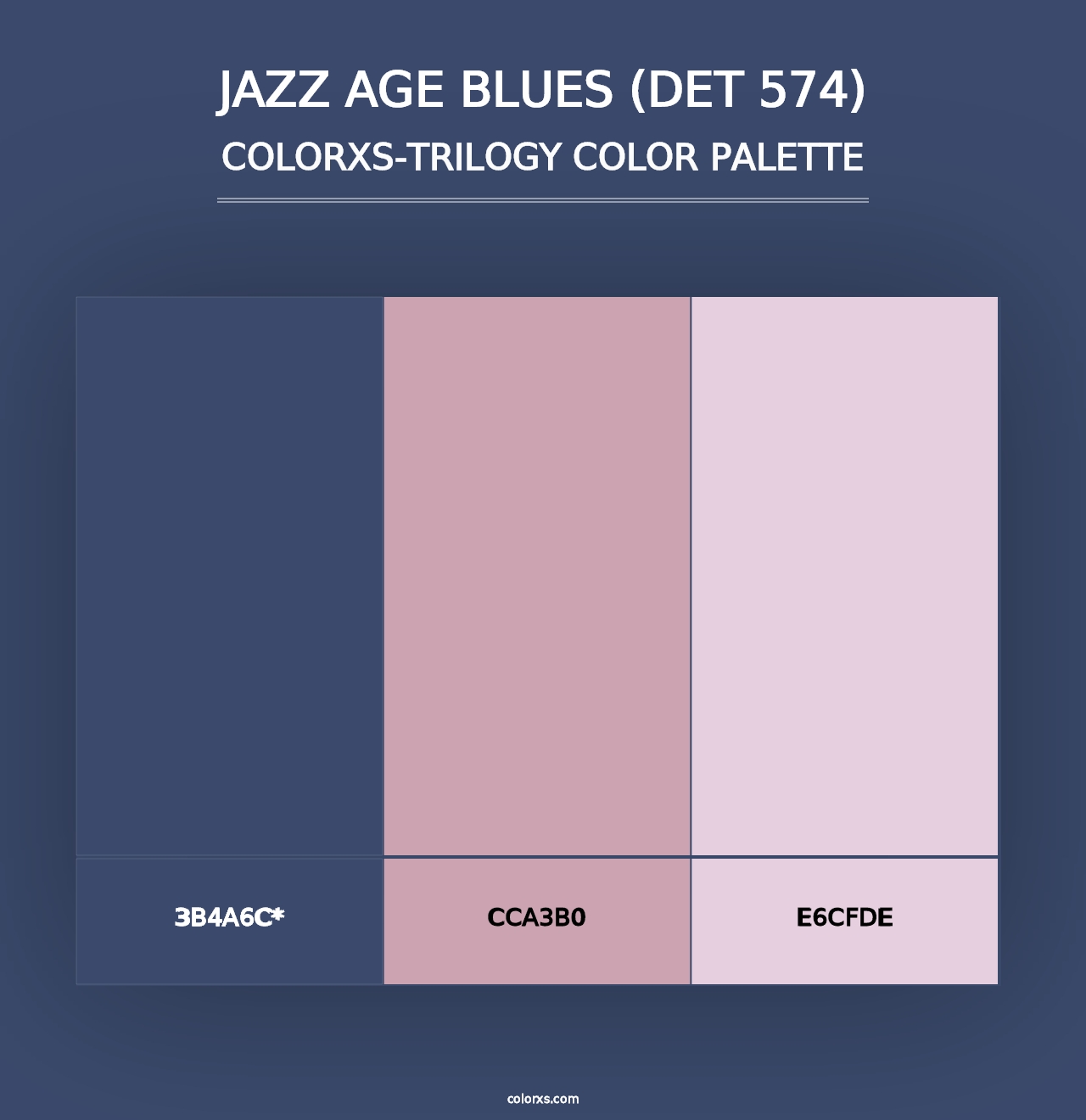 Jazz Age Blues (DET 574) - Colorxs Trilogy Palette