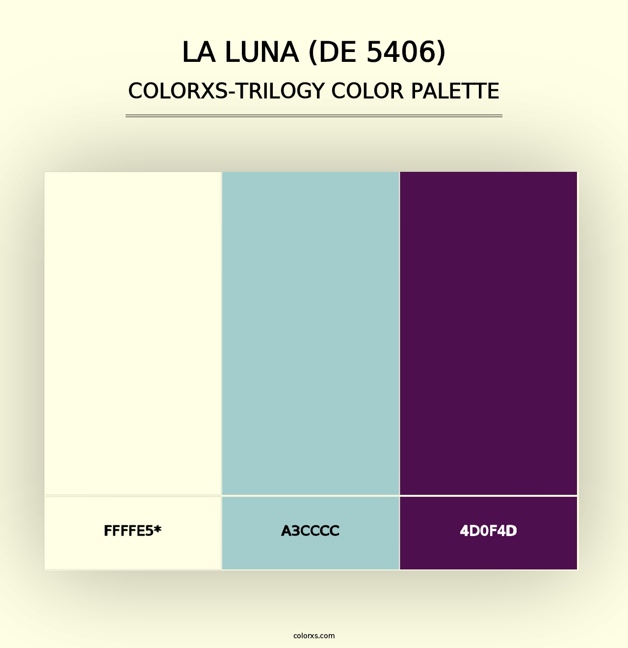 La Luna (DE 5406) - Colorxs Trilogy Palette