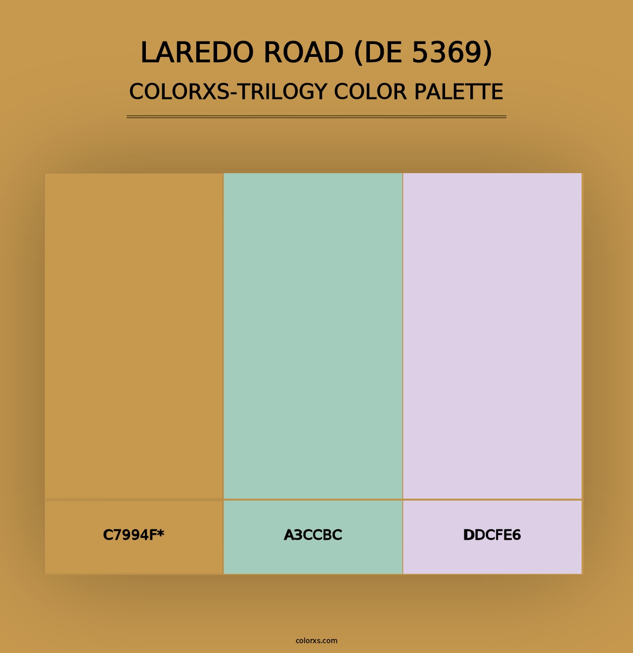 Laredo Road (DE 5369) - Colorxs Trilogy Palette