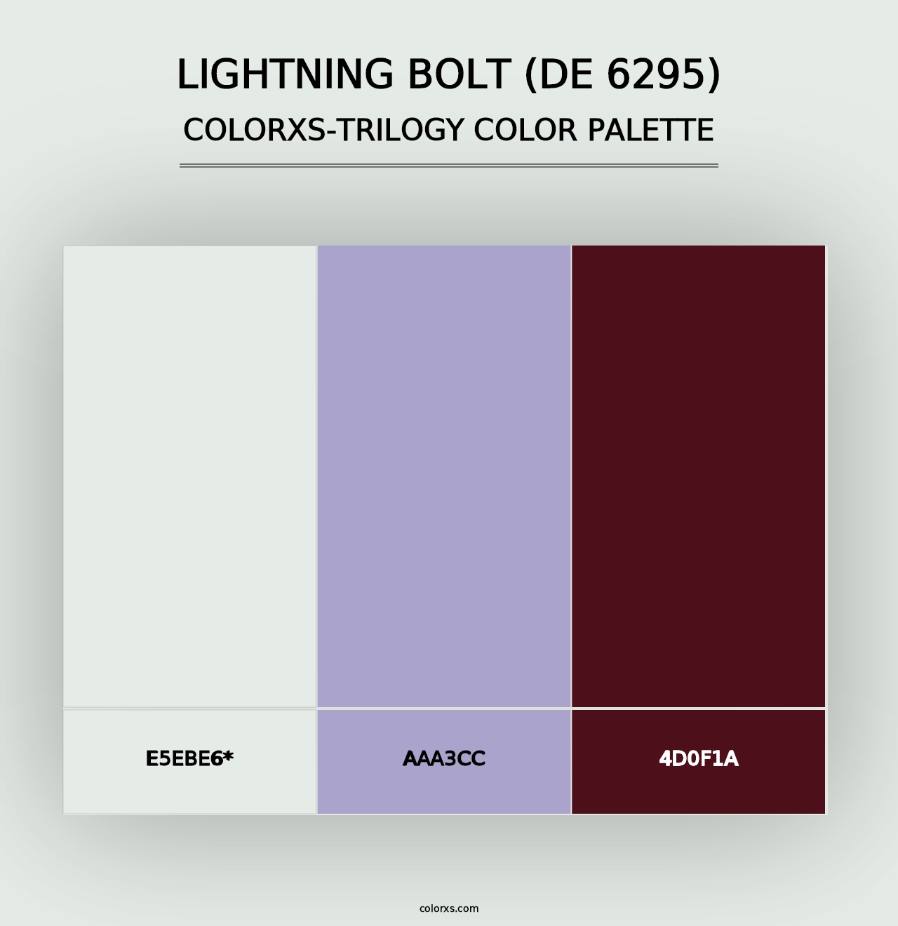 Lightning Bolt (DE 6295) - Colorxs Trilogy Palette