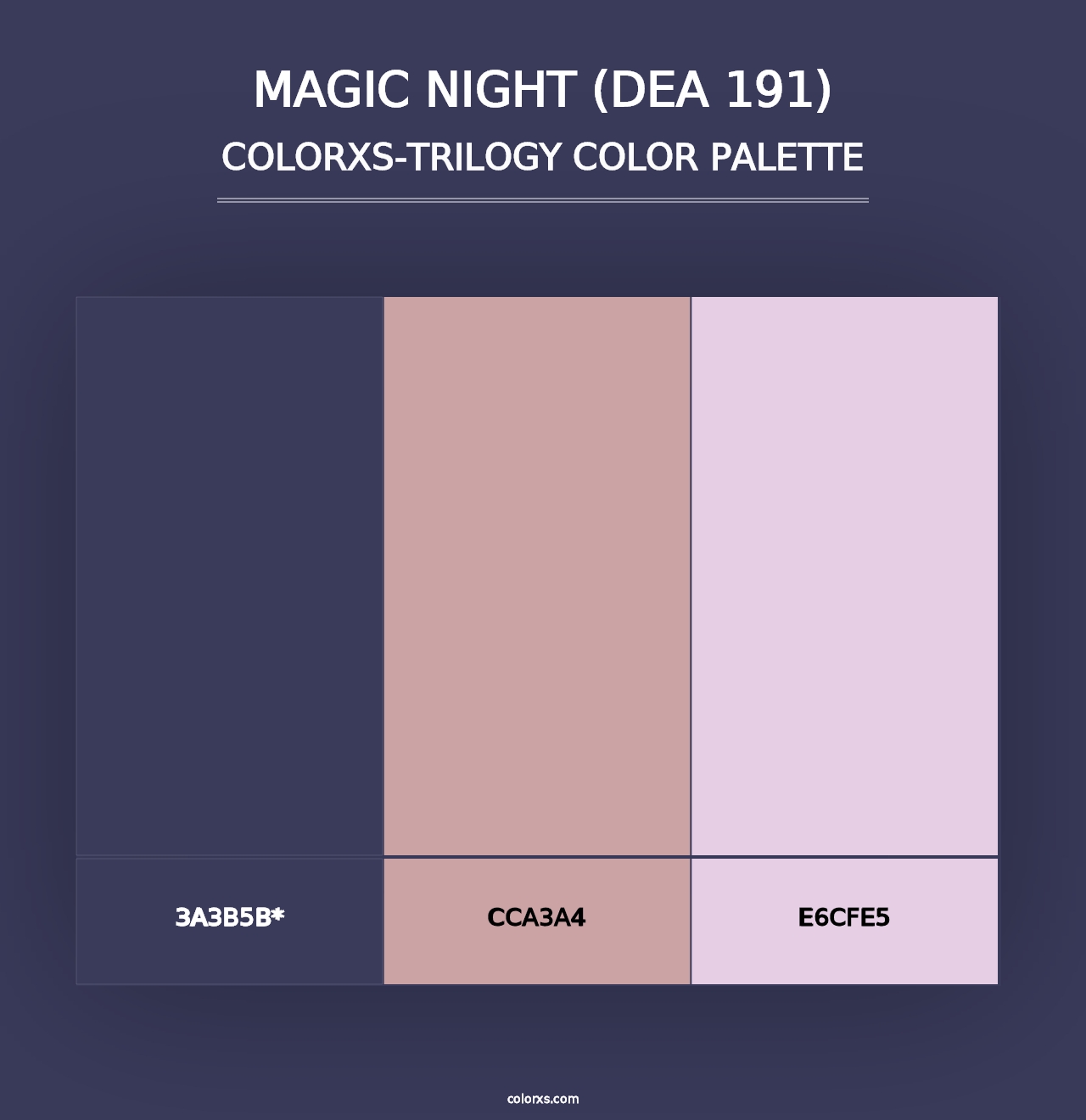 Magic Night (DEA 191) - Colorxs Trilogy Palette