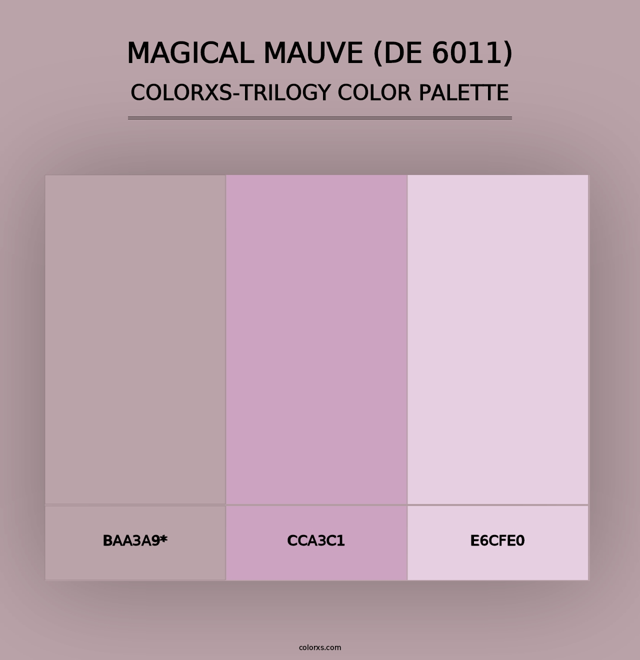 Magical Mauve (DE 6011) - Colorxs Trilogy Palette