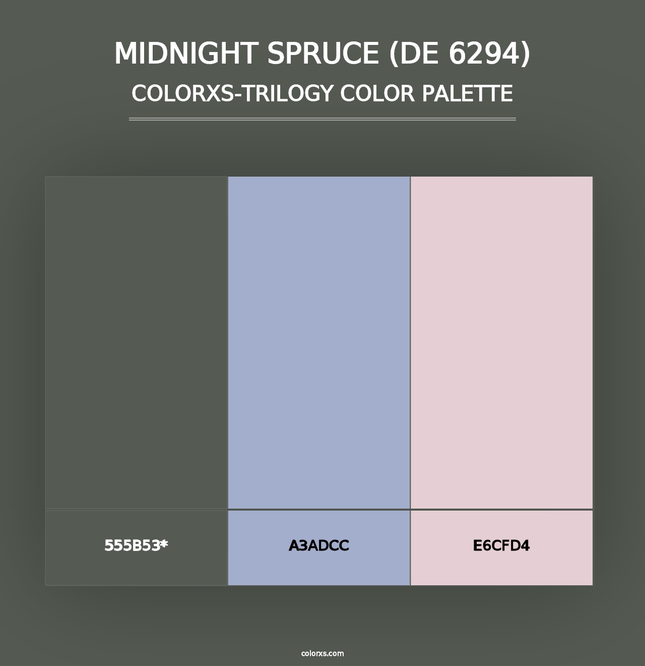 Midnight Spruce (DE 6294) - Colorxs Trilogy Palette