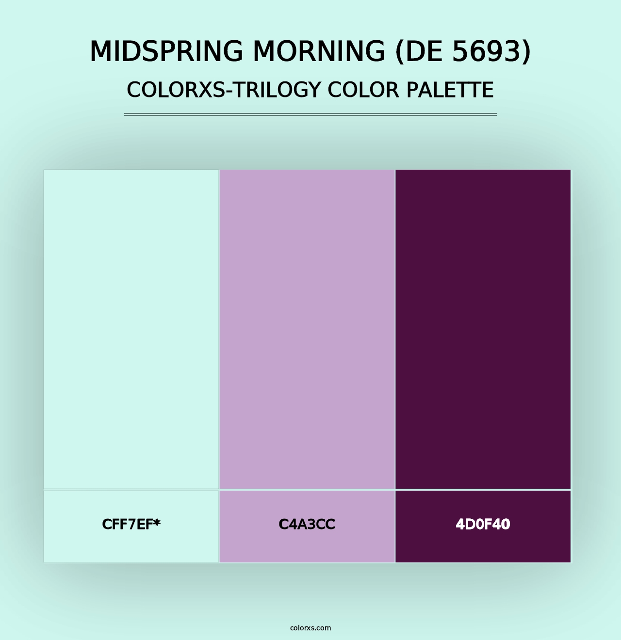 Midspring Morning (DE 5693) - Colorxs Trilogy Palette