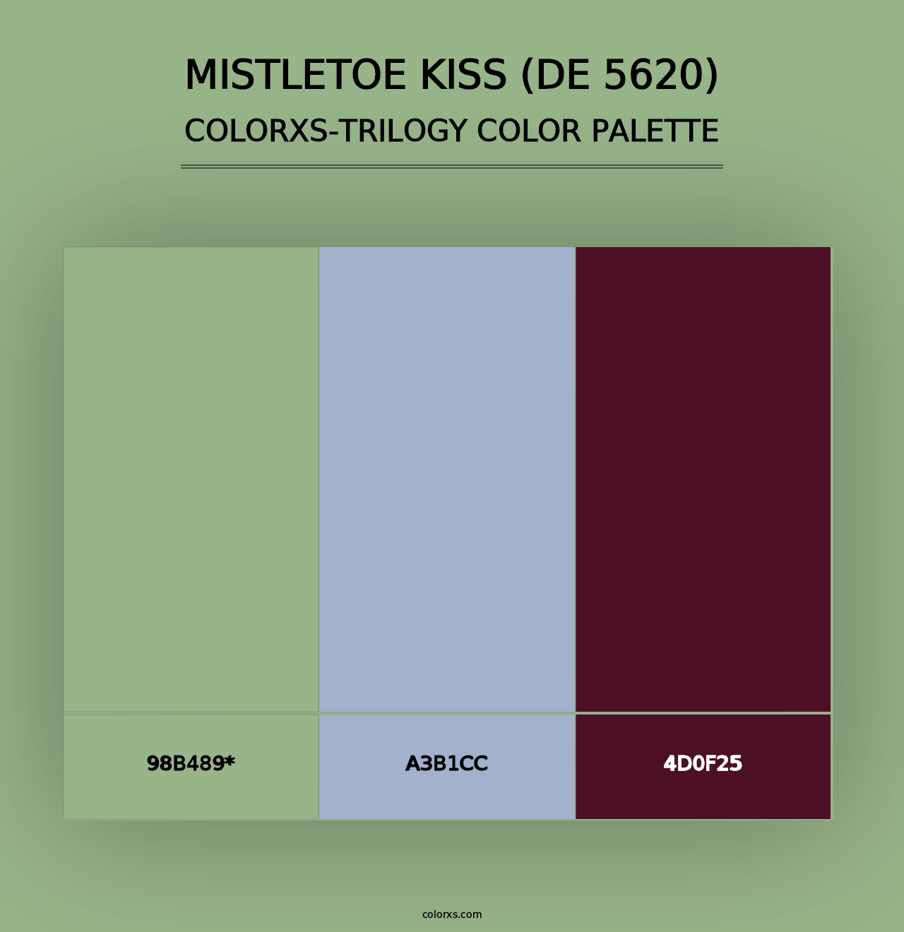 Mistletoe Kiss (DE 5620) - Colorxs Trilogy Palette