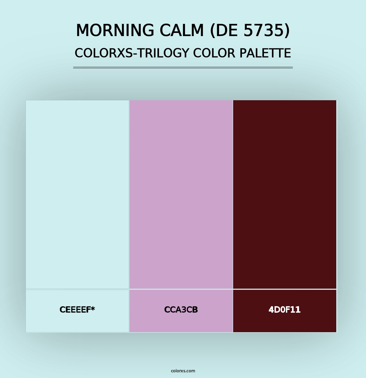 Morning Calm (DE 5735) - Colorxs Trilogy Palette