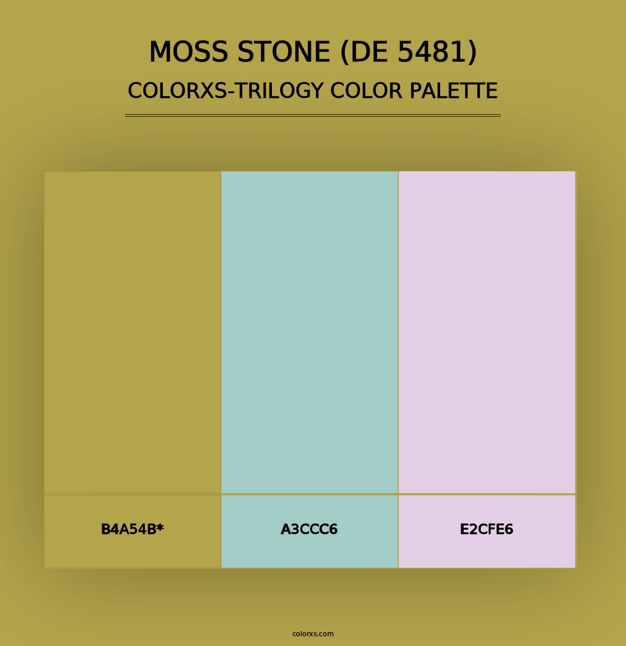 Moss Stone (DE 5481) - Colorxs Trilogy Palette