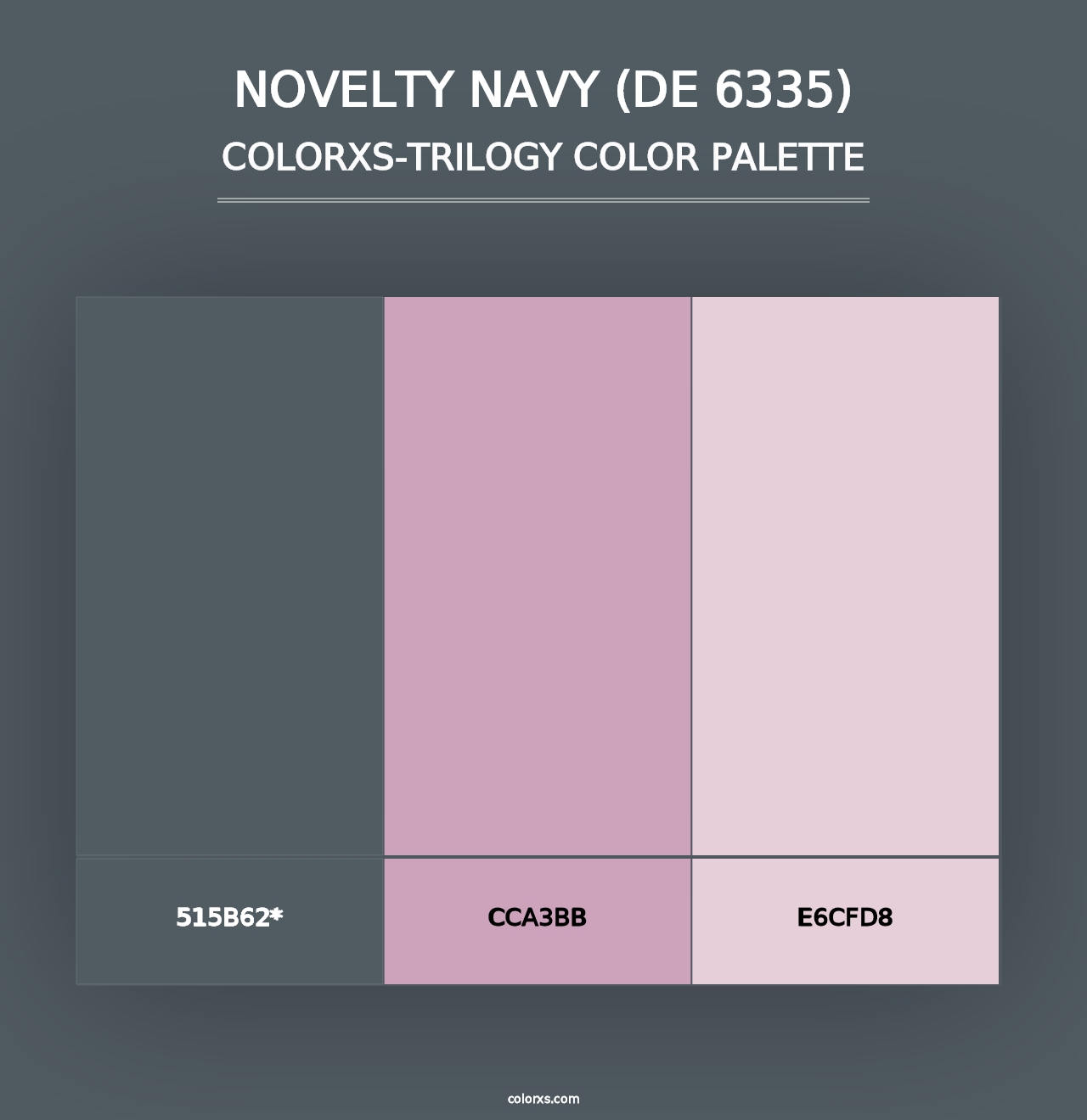 Novelty Navy (DE 6335) - Colorxs Trilogy Palette