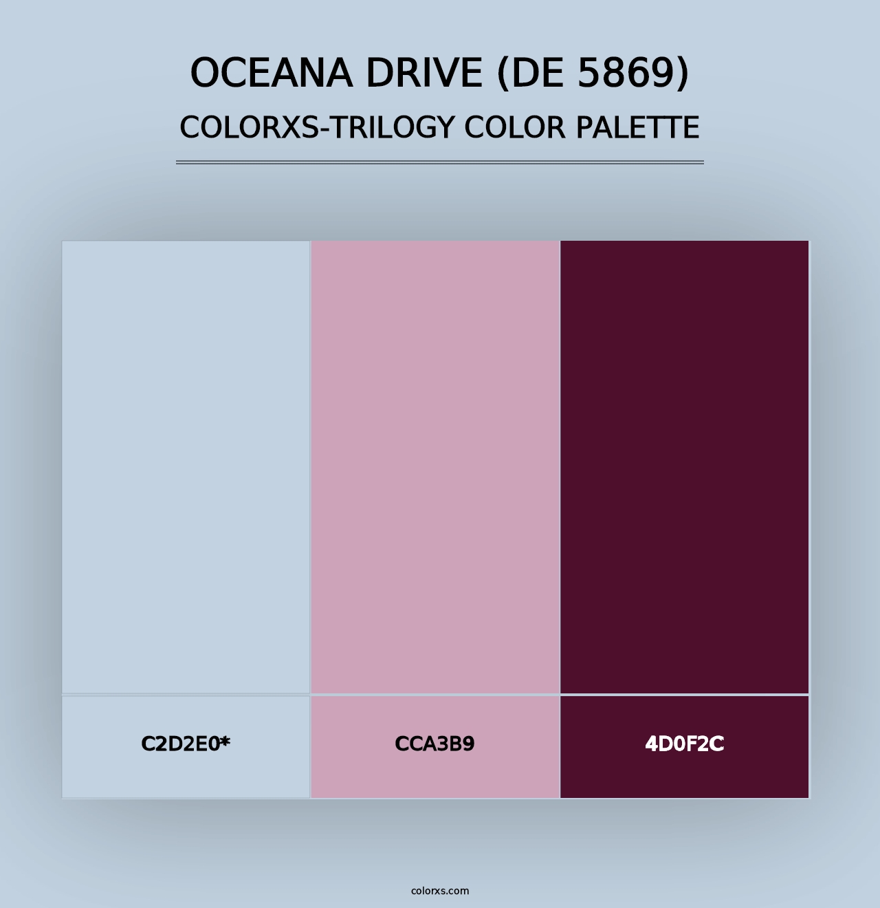 Oceana Drive (DE 5869) - Colorxs Trilogy Palette