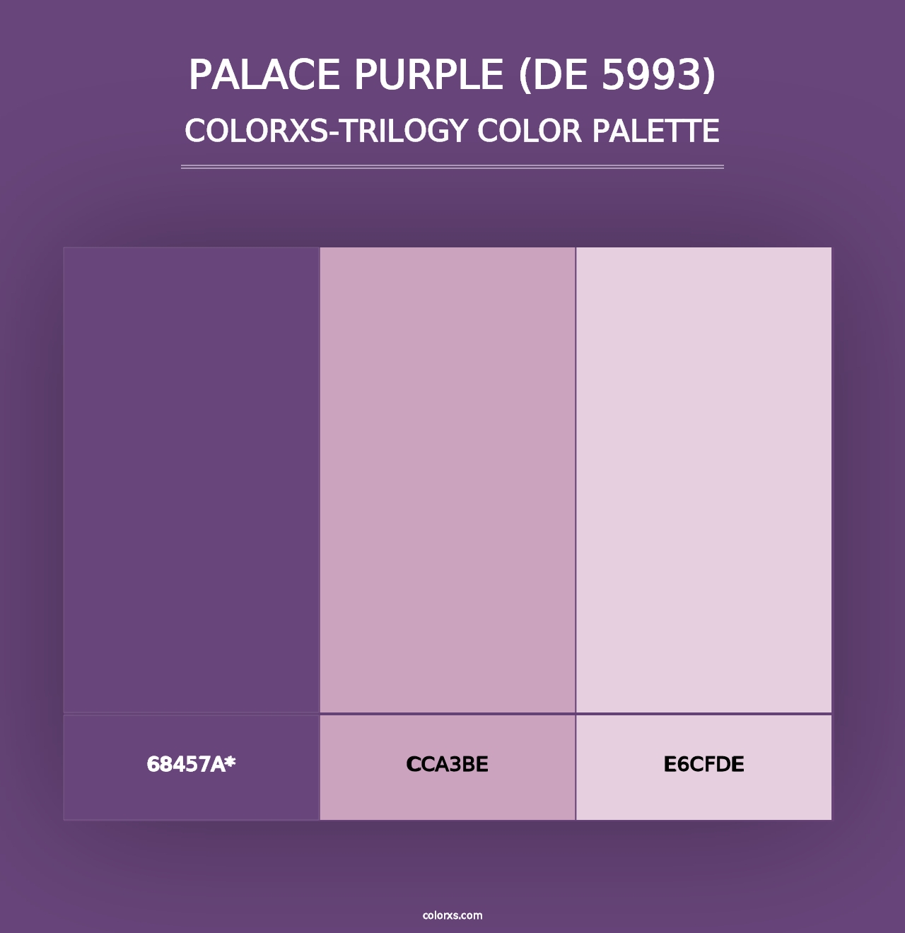 Palace Purple (DE 5993) - Colorxs Trilogy Palette