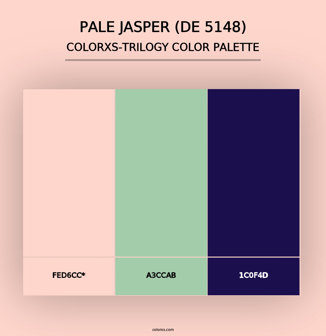 Pale Jasper (DE 5148) - Colorxs Trilogy Palette