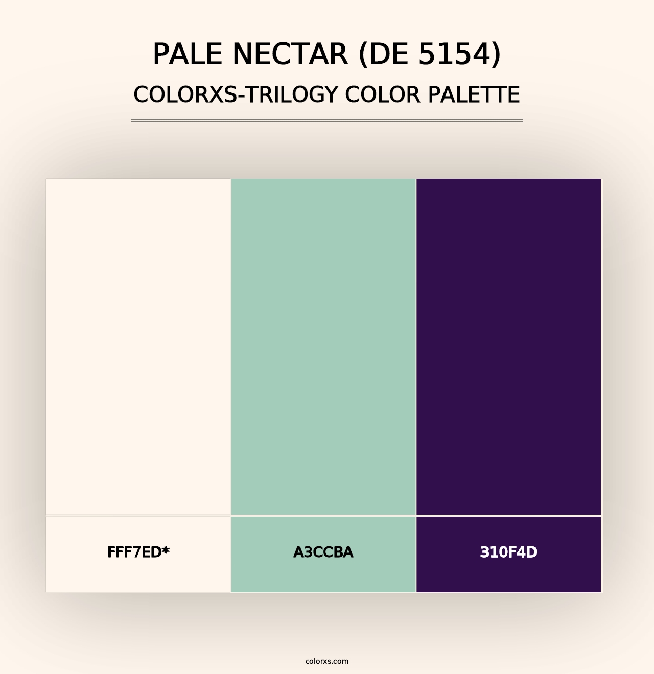 Pale Nectar (DE 5154) - Colorxs Trilogy Palette