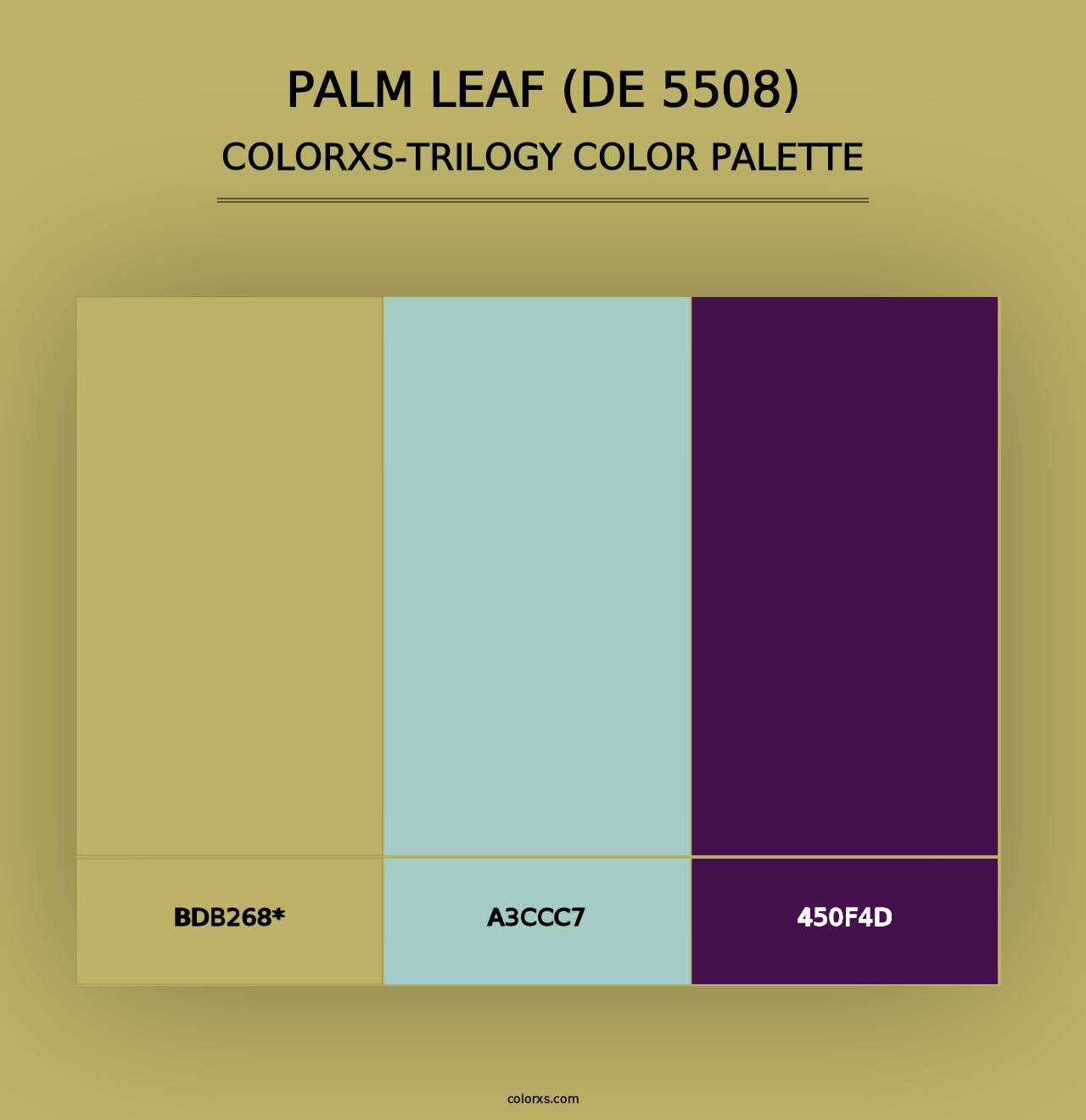 Palm Leaf (DE 5508) - Colorxs Trilogy Palette