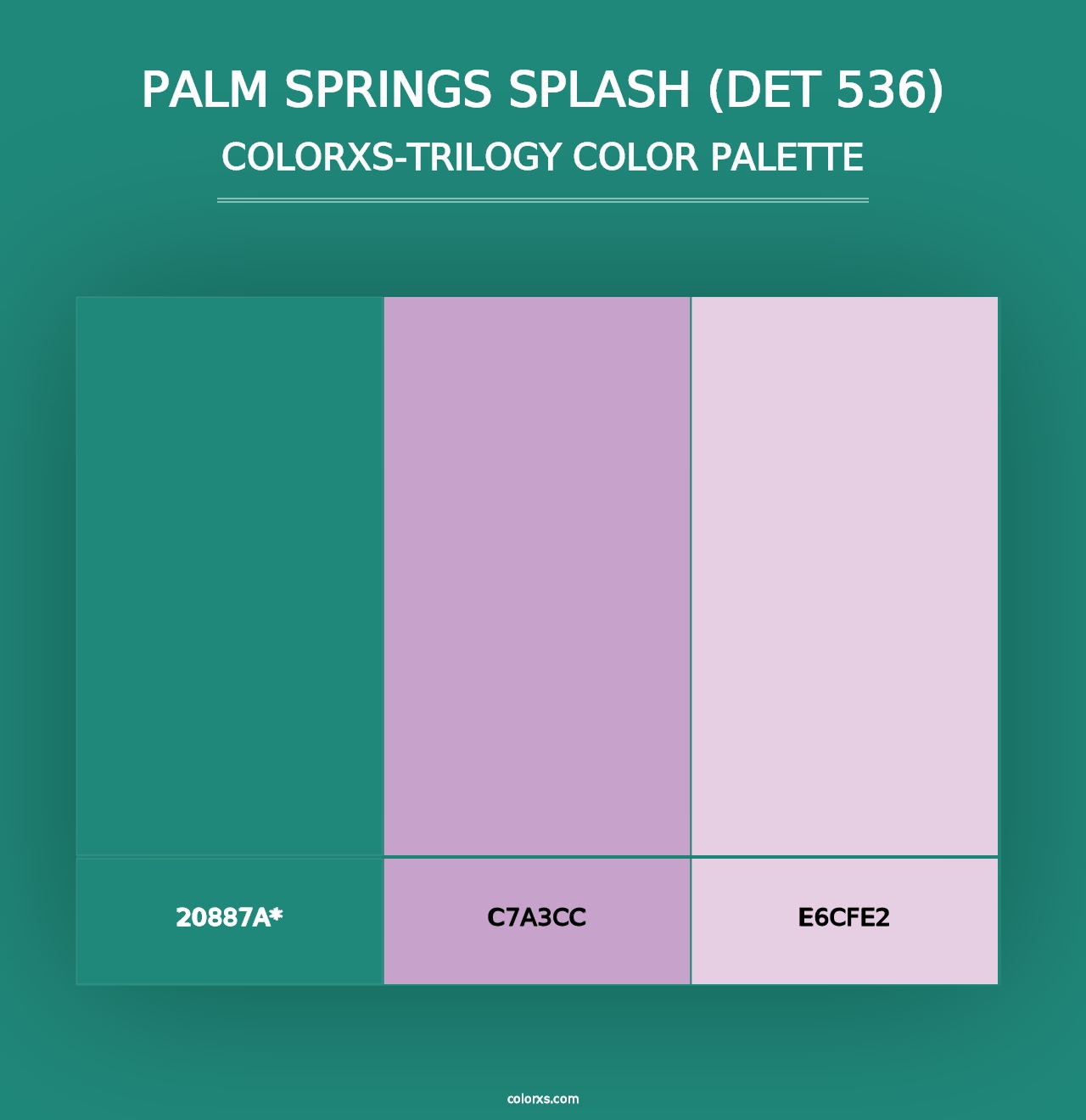 Palm Springs Splash (DET 536) - Colorxs Trilogy Palette