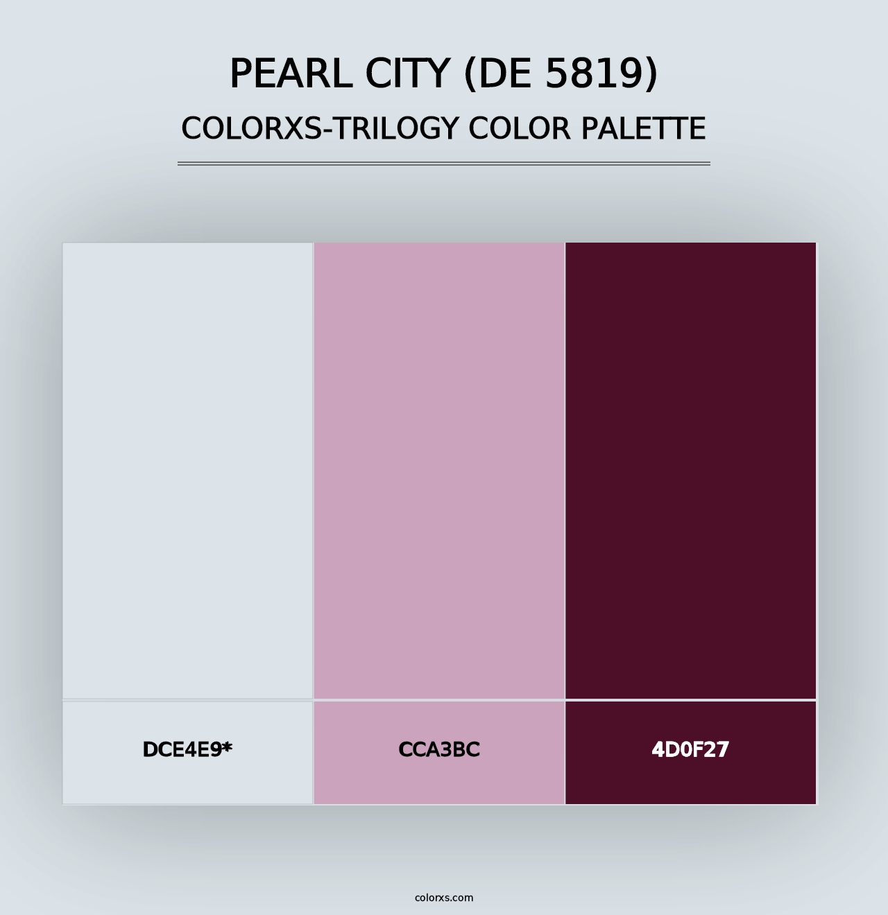 Pearl City (DE 5819) - Colorxs Trilogy Palette