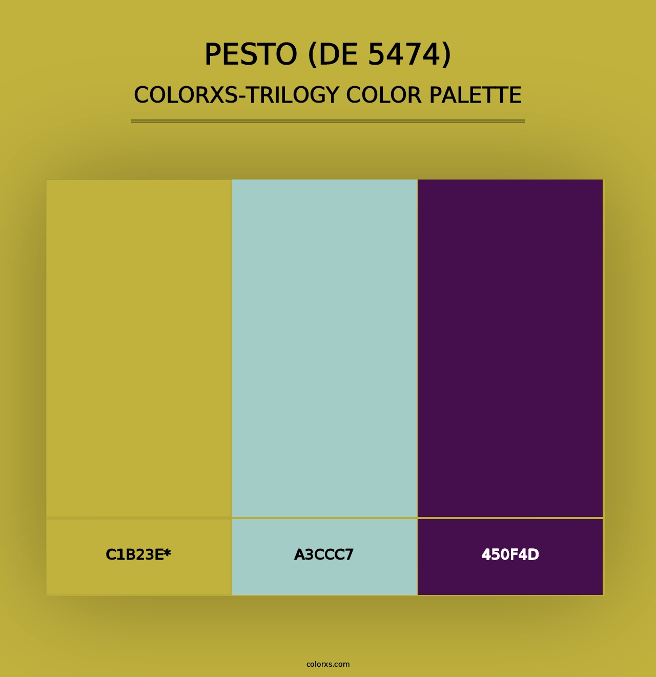 Pesto (DE 5474) - Colorxs Trilogy Palette