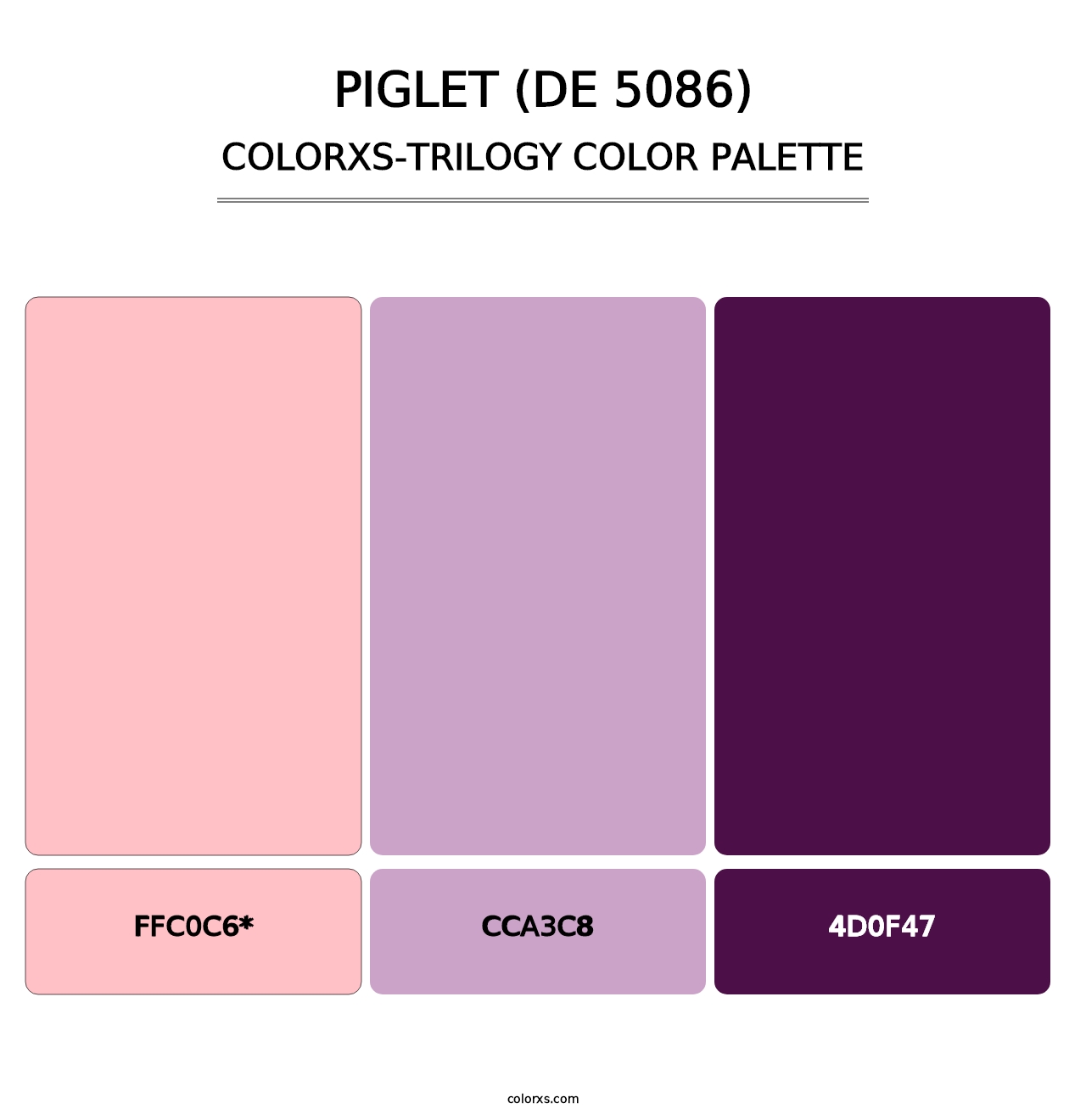 Piglet (DE 5086) - Colorxs Trilogy Palette