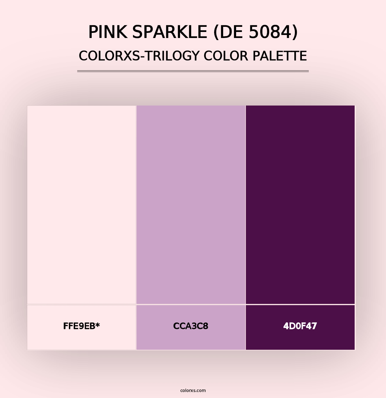 Pink Sparkle (DE 5084) - Colorxs Trilogy Palette