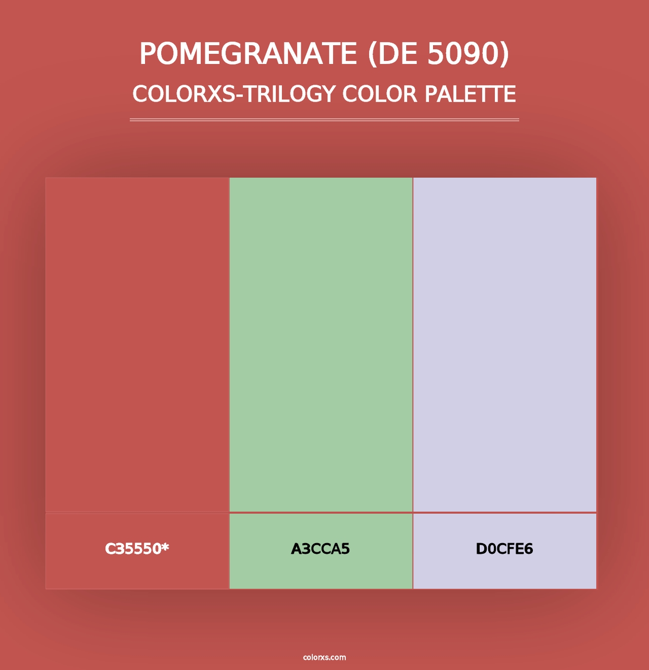 Pomegranate (DE 5090) - Colorxs Trilogy Palette