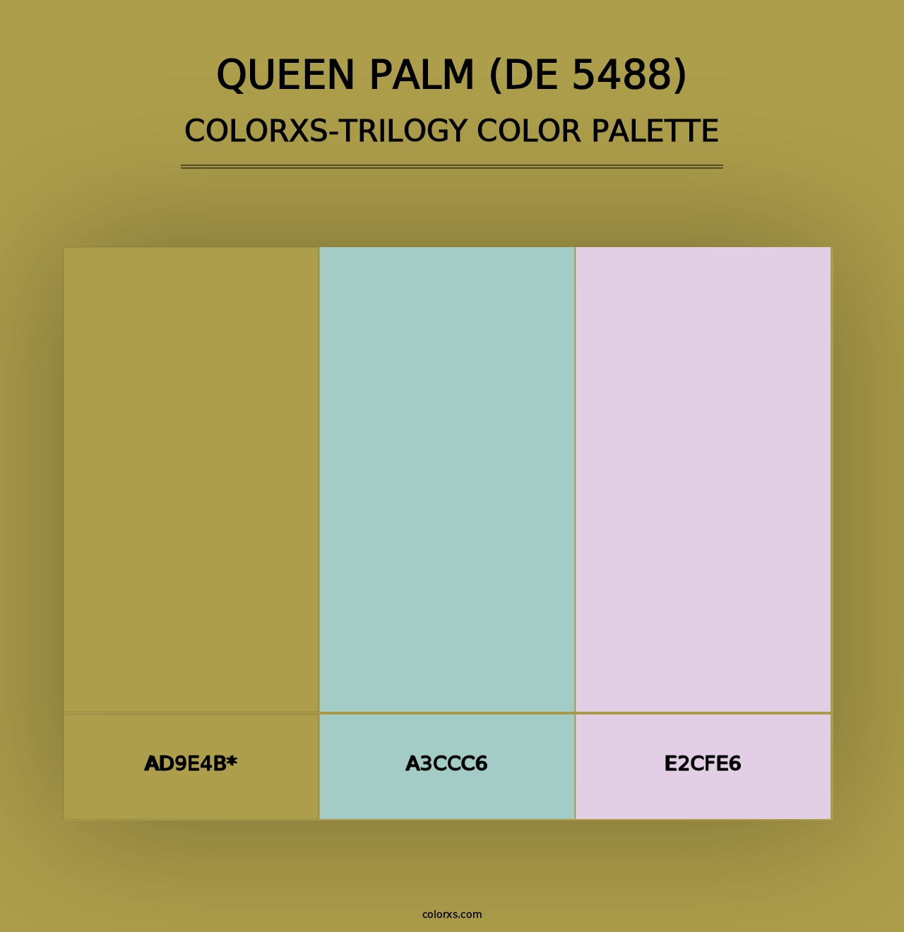 Queen Palm (DE 5488) - Colorxs Trilogy Palette