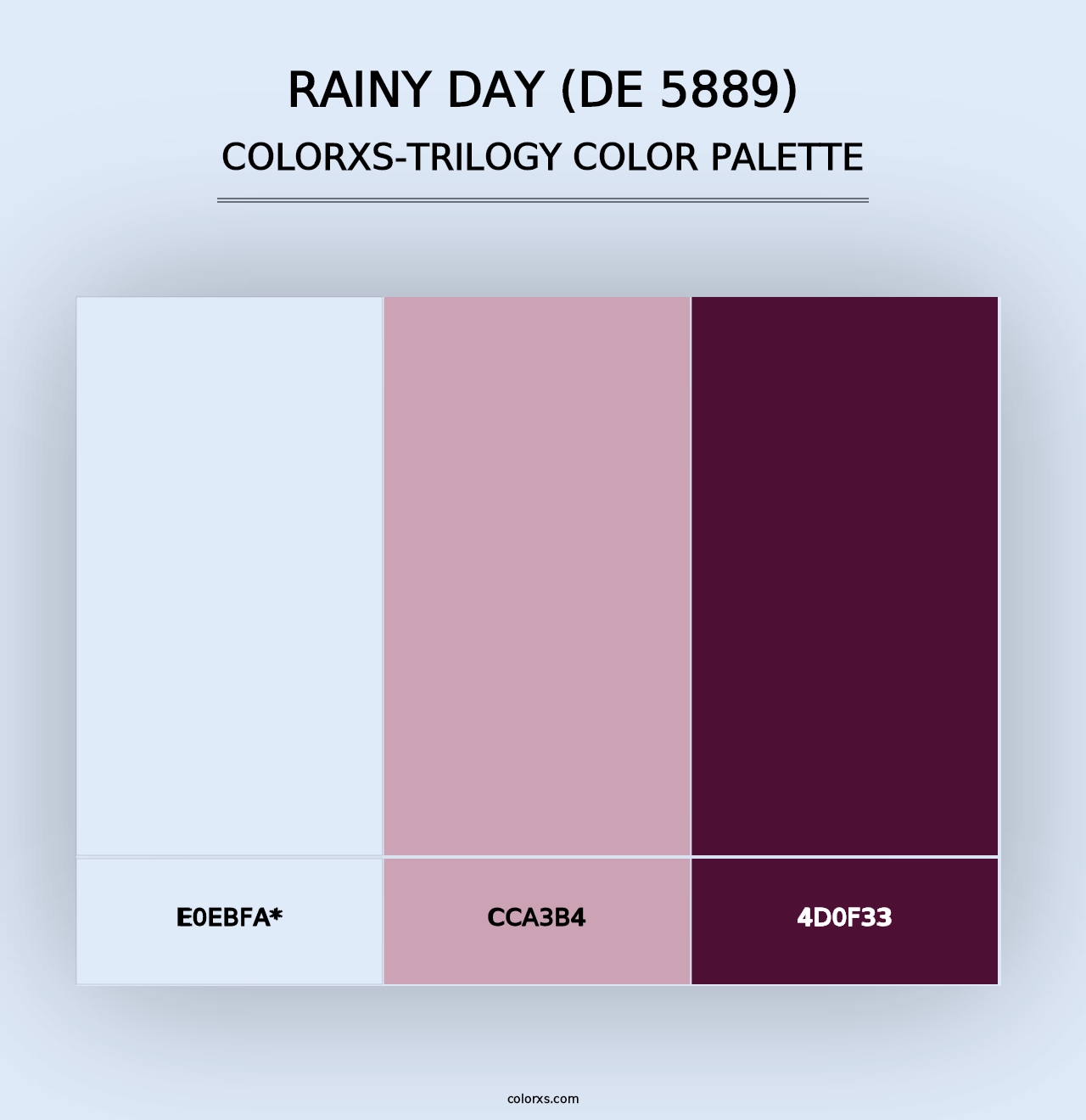 Rainy Day (DE 5889) - Colorxs Trilogy Palette