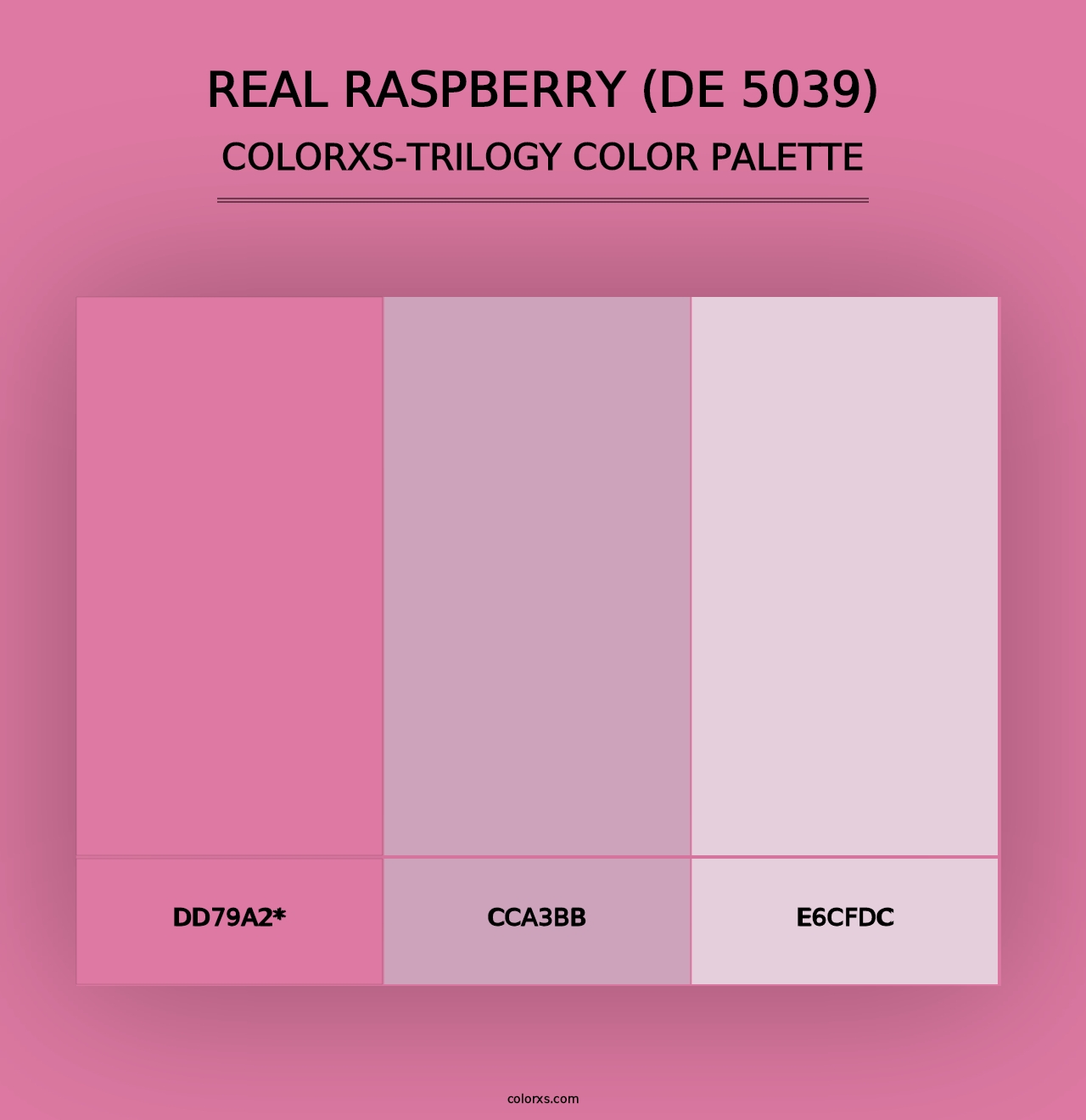 Real Raspberry (DE 5039) - Colorxs Trilogy Palette