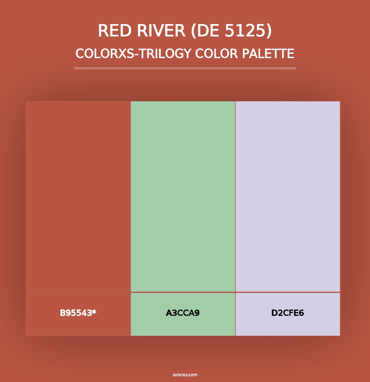 Red River (DE 5125) - Colorxs Trilogy Palette