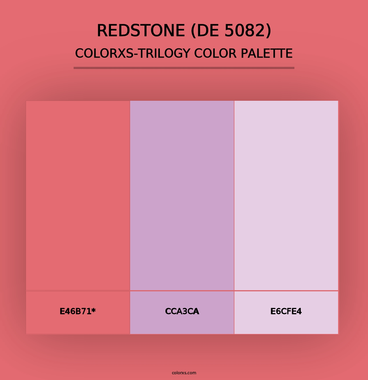 Redstone (DE 5082) - Colorxs Trilogy Palette