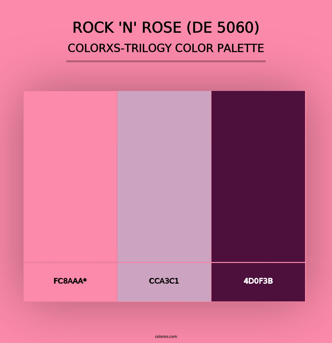 Rock 'n' Rose (DE 5060) - Colorxs Trilogy Palette