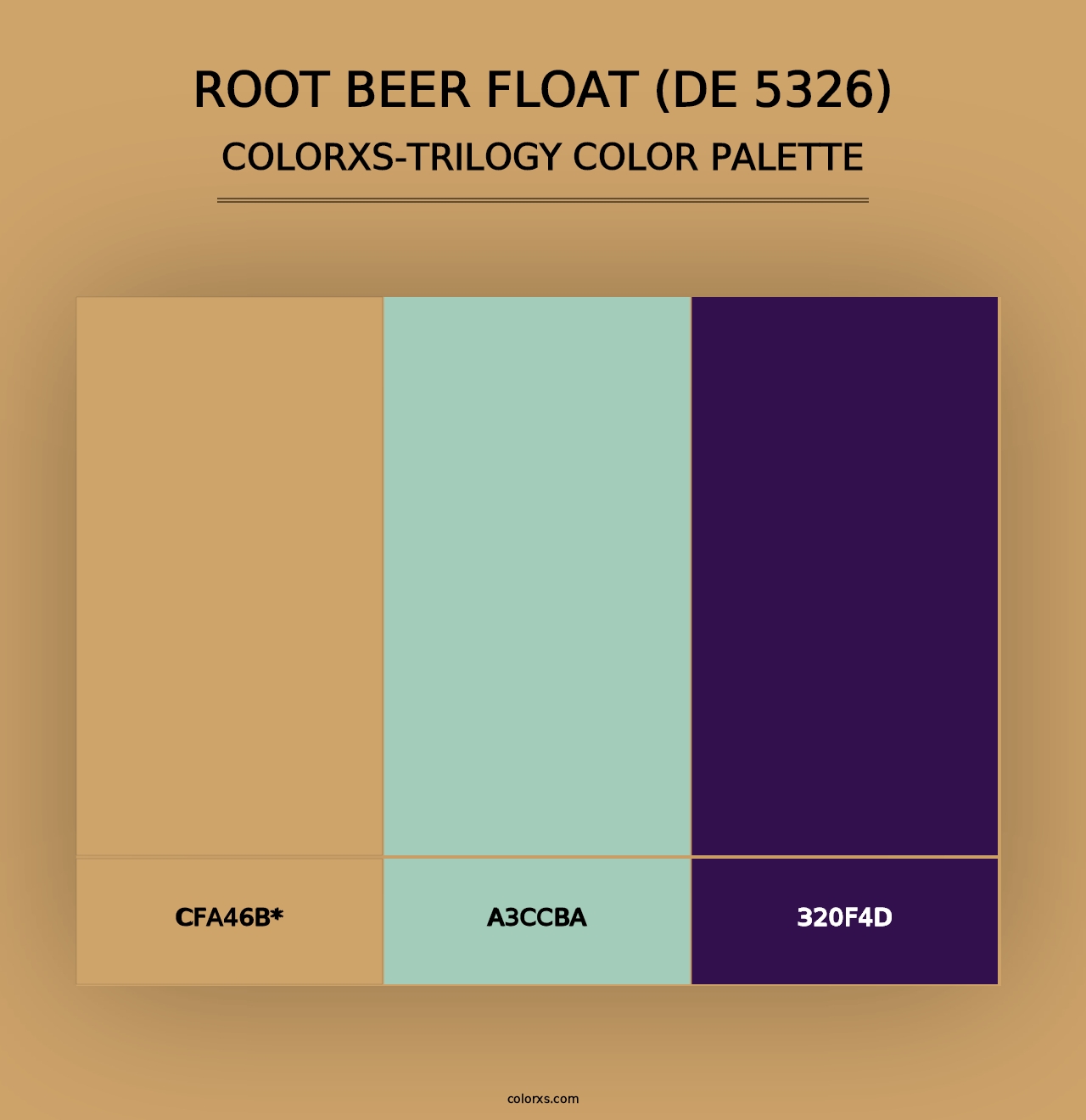 Root Beer Float (DE 5326) - Colorxs Trilogy Palette