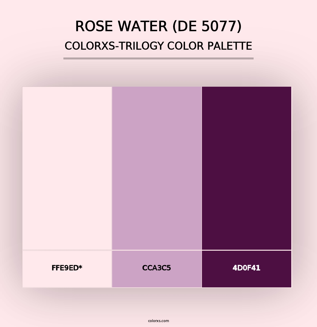 Rose Water (DE 5077) - Colorxs Trilogy Palette