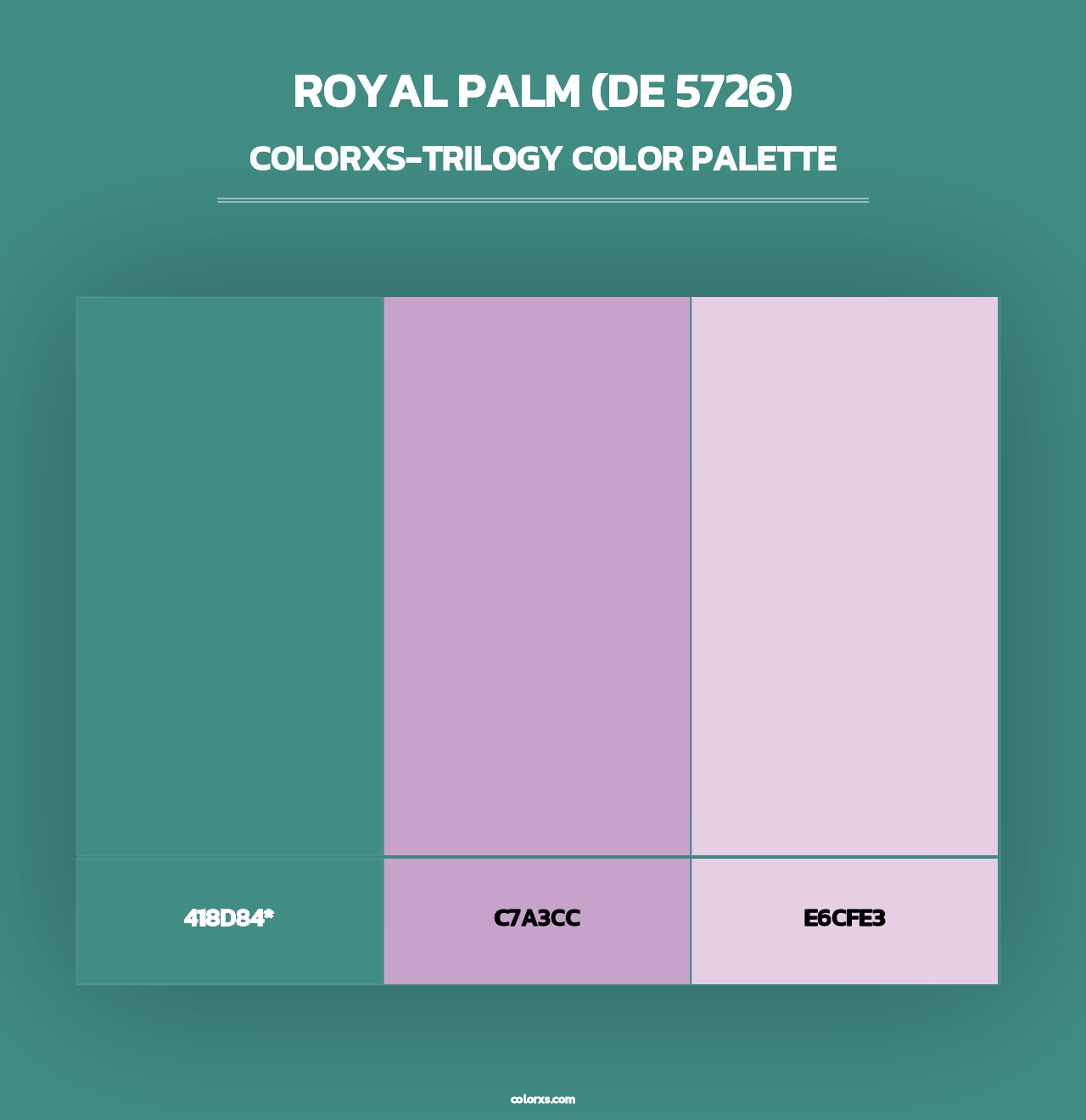 Royal Palm (DE 5726) - Colorxs Trilogy Palette