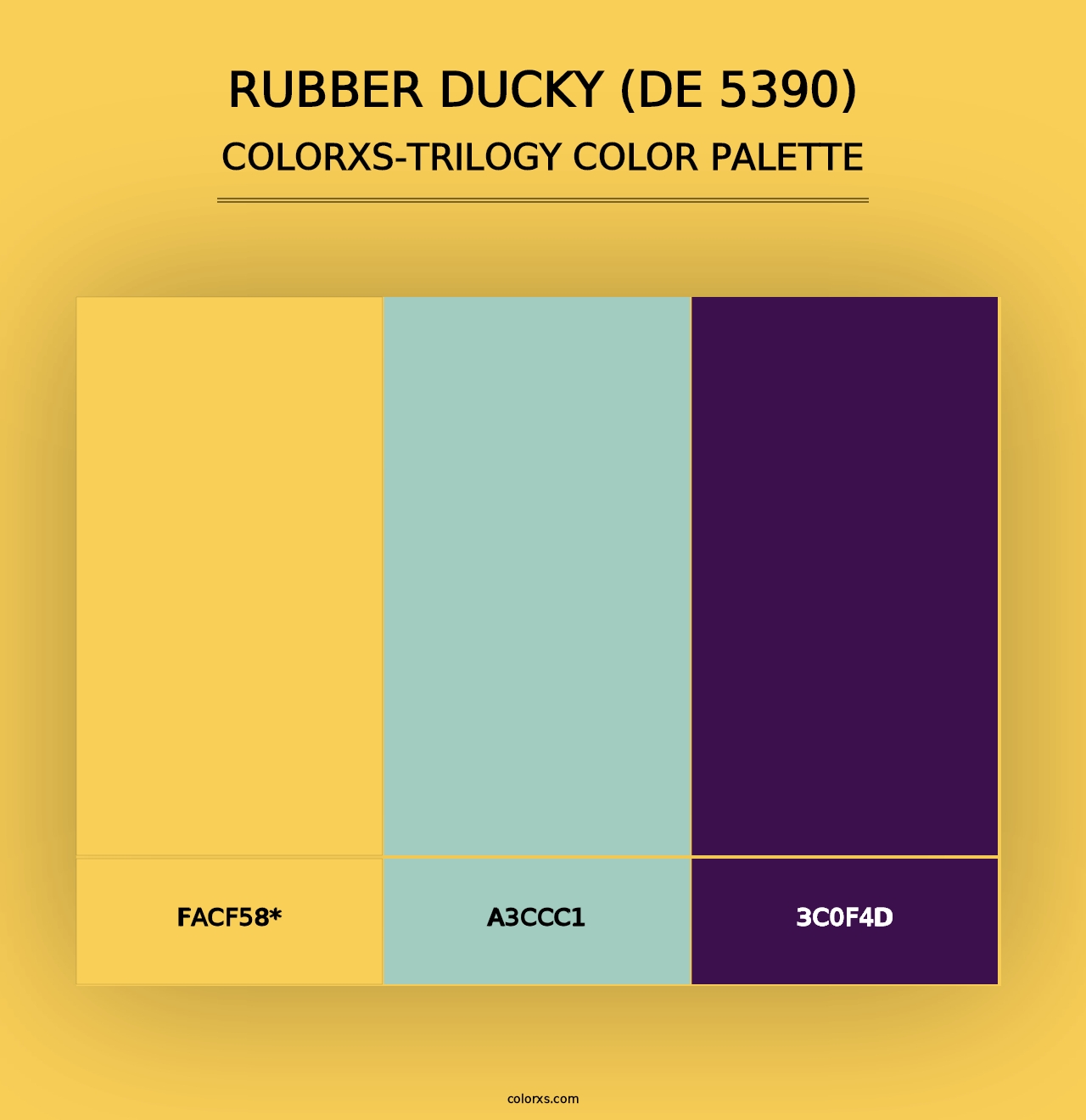 Rubber Ducky (DE 5390) - Colorxs Trilogy Palette