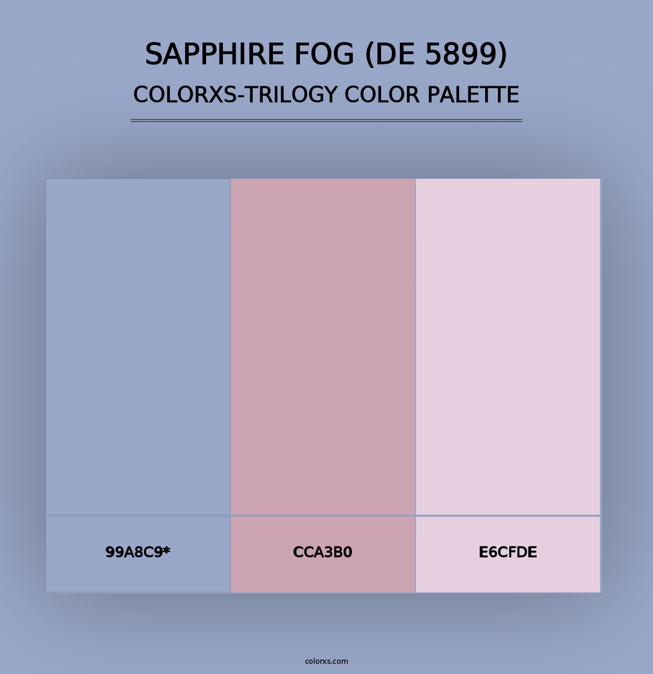 Sapphire Fog (DE 5899) - Colorxs Trilogy Palette