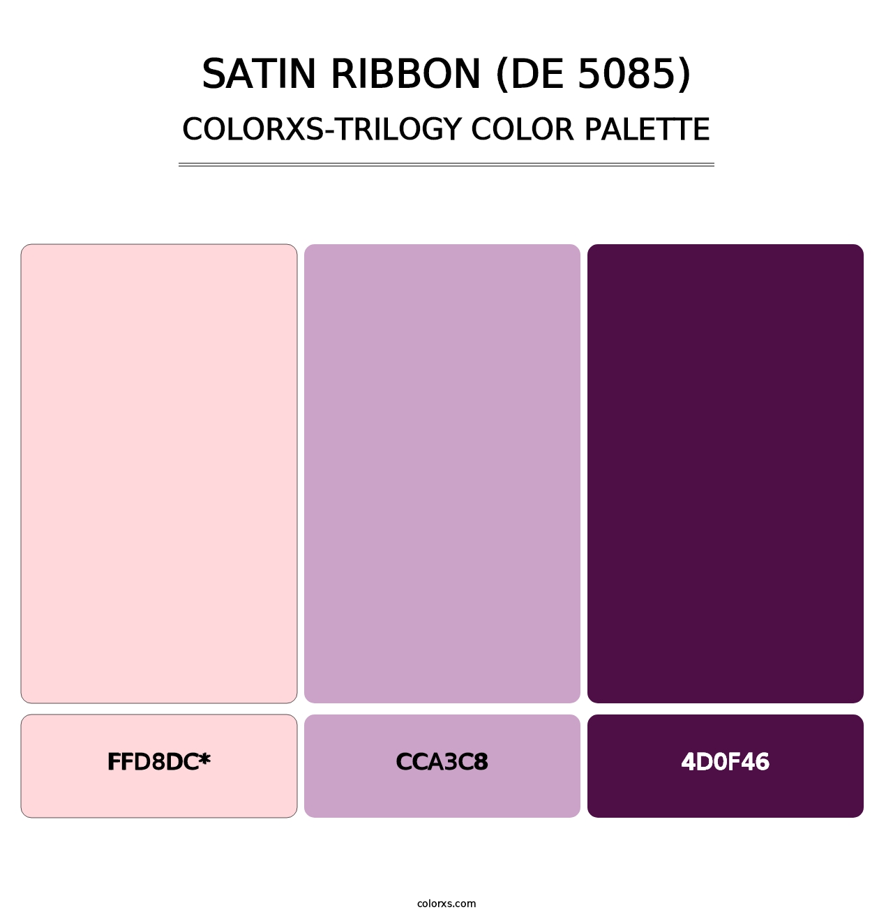 Satin Ribbon (DE 5085) - Colorxs Trilogy Palette