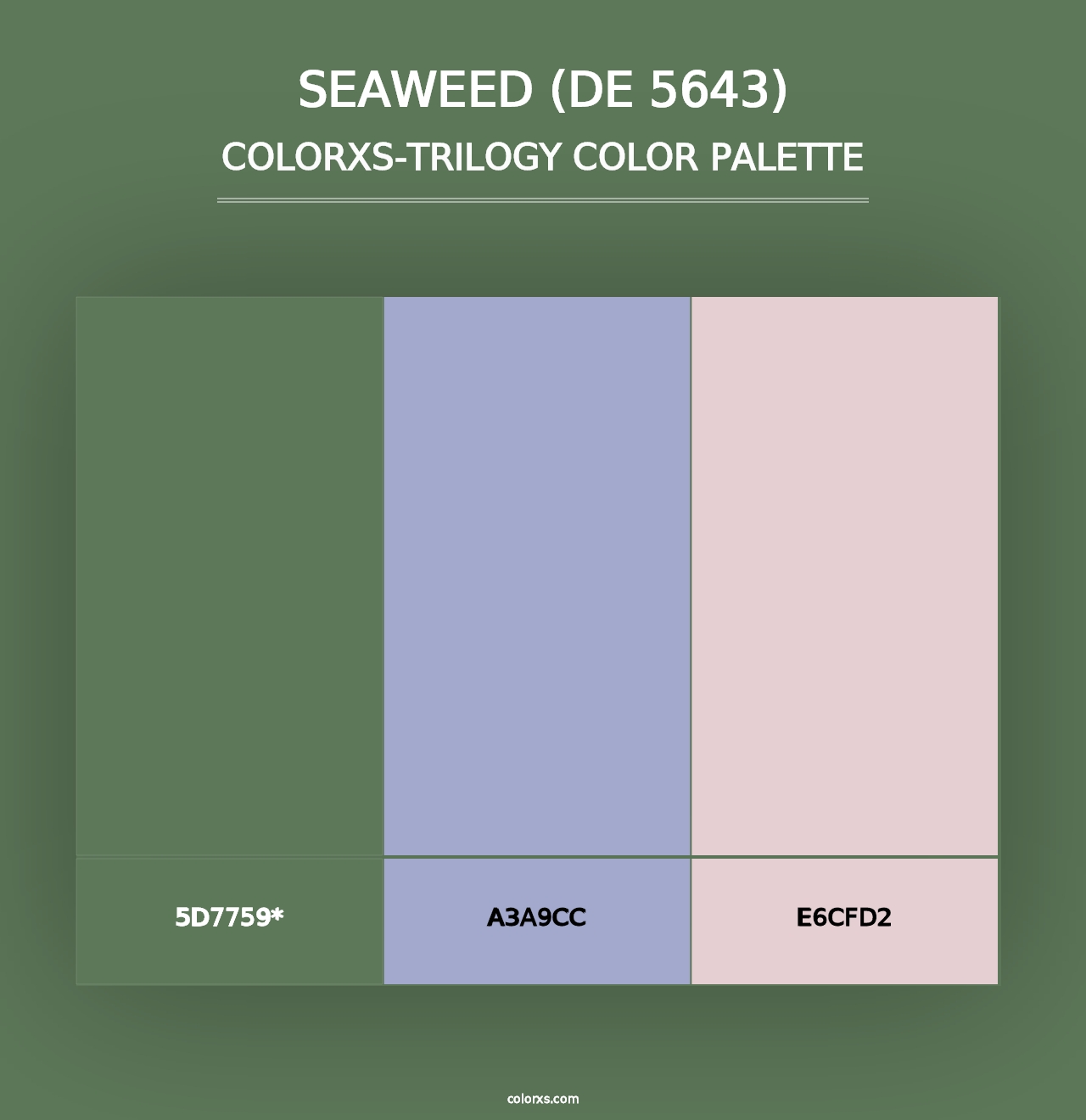 Seaweed (DE 5643) - Colorxs Trilogy Palette