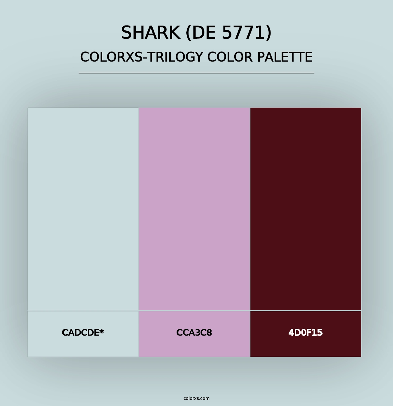 Shark (DE 5771) - Colorxs Trilogy Palette