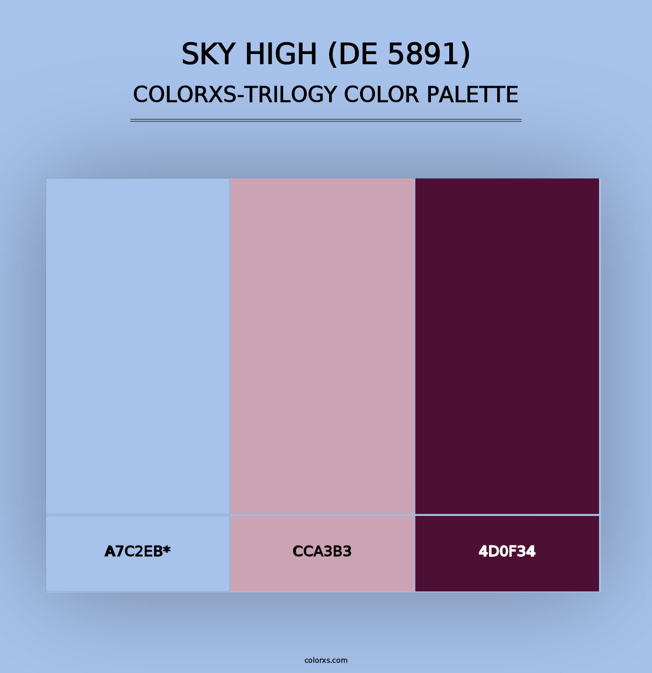 Sky High (DE 5891) - Colorxs Trilogy Palette