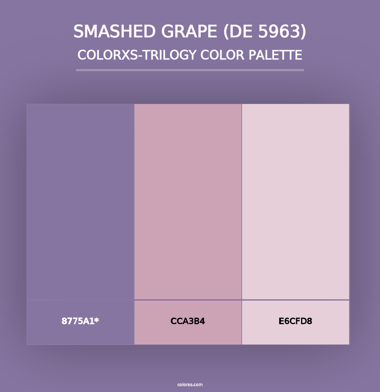 Smashed Grape (DE 5963) - Colorxs Trilogy Palette