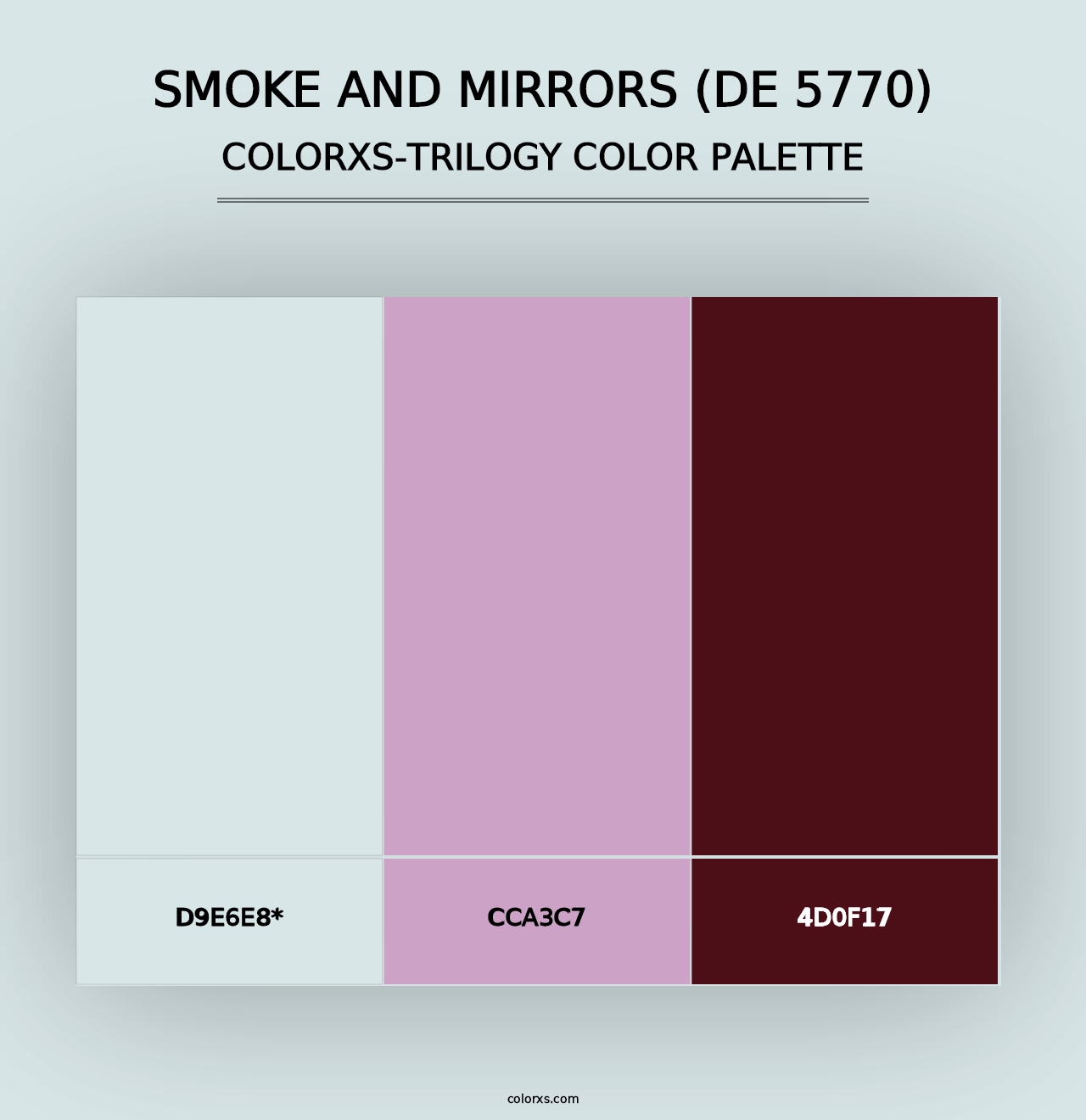 Smoke and Mirrors (DE 5770) - Colorxs Trilogy Palette